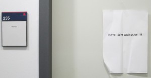 Spätestens hier endet der Verordnungsweg. (gesehen in der Hamburger Finanzbehörde 2014)